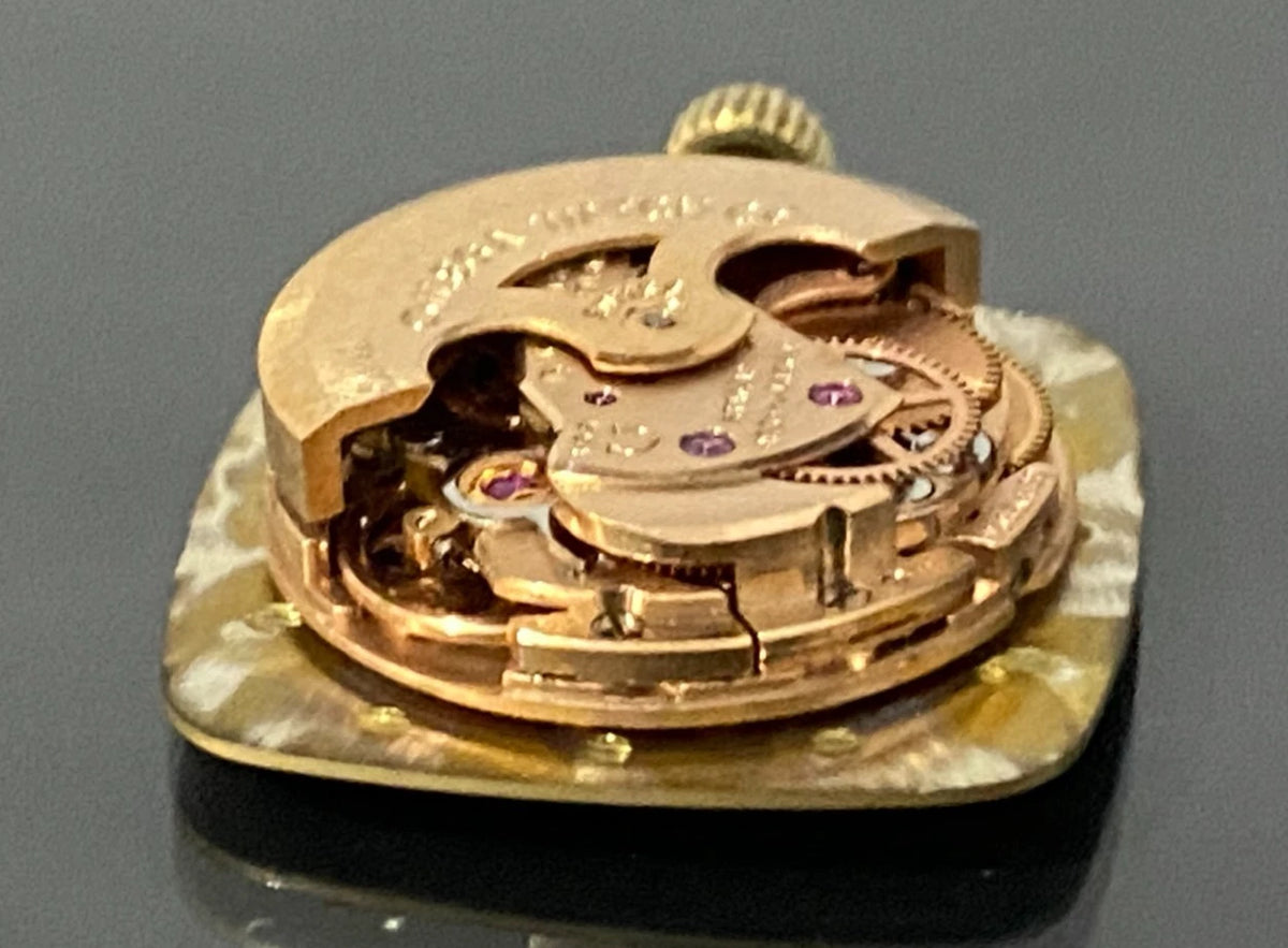 18K Solid Yellow Gold Bracelet & Case Automatic OMEGA Wristwatch