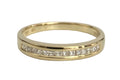 18K Yellow Gold 0.50CT Diamond Eternity Wedding Band Ring Size N 1/2 (US 7)
