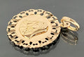 18K Rose Gold Madonna Pendant