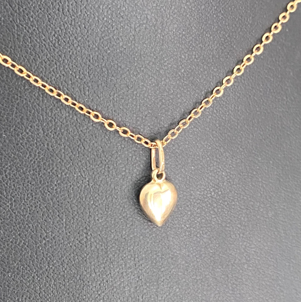 9K Yellow Gold Heart Charm/ Pendant – Jordans Jewellery