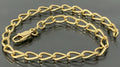 18K Yellow Gold Curb Link Bracelet 19.50cm Long