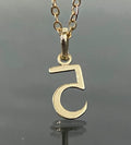 9K Yellow Gold Number 5 Charm / Pendant