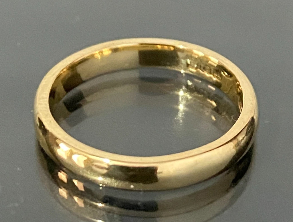 Antique Australian 18K Yellow Gold Wedding Band Ring Size J 1/2 - 5
