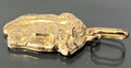 18K Yellow Gold Jesus face Charm/ Pendant