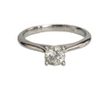 18K White Gold & 0.45CT Diamond Solitaire Engagement Ring Size M (US 6.25)