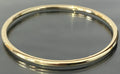 9K Yellow Gold Hollow Bangle 58mm