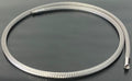18ct White Gold Omega Mesh Chain Necklace 42cm Flexible Woven Style