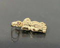 9K Yellow Gold Parrot Charm / Pendant