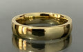 18K Yellow Gold Wedding Band Ring Size H 1/2 - 4