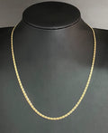 18K Yellow Gold Anchor Link Chain Necklace - 49.0cm Long