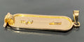 18K Yellow Gold Egyptian Hieroglyphics Pendant