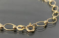 9K Yellow Gold Oval Link Bracelet 19cm Long