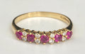 18ct Yellow Gold Ruby & Diamond Ring – Size T (US 9.75)