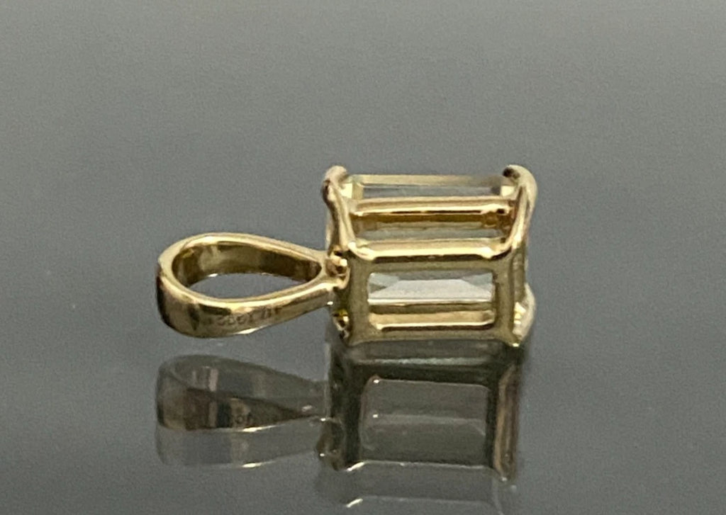 10ct Yellow Gold Yellow Quartz pendant