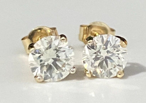1.20CT GIA certified Round Brilliant Diamond Stud Earrings