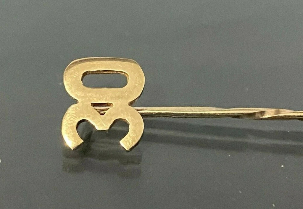 9K Yellow Gold 30th Stick Pin