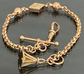 Victorian 9K Rose Gold Albertina Bracelet - Victorian Jewellery
