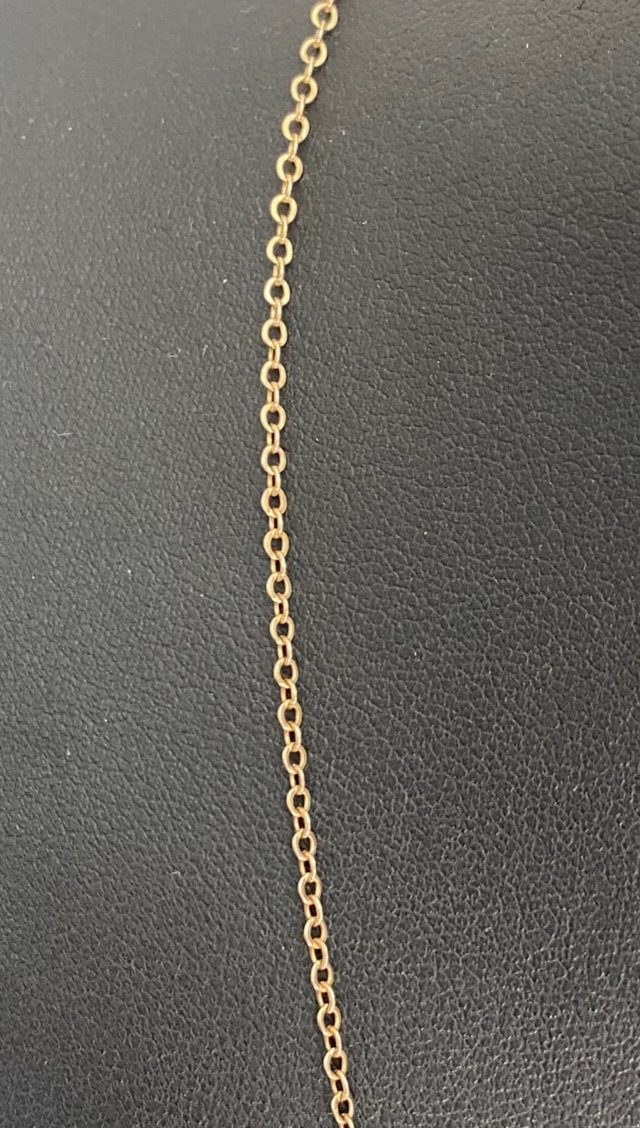 9K Yellow Gold Cable Link Chain Necklace 54cm Long