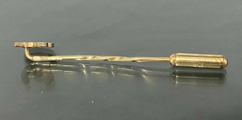 9K Yellow Gold 30th Stick Pin