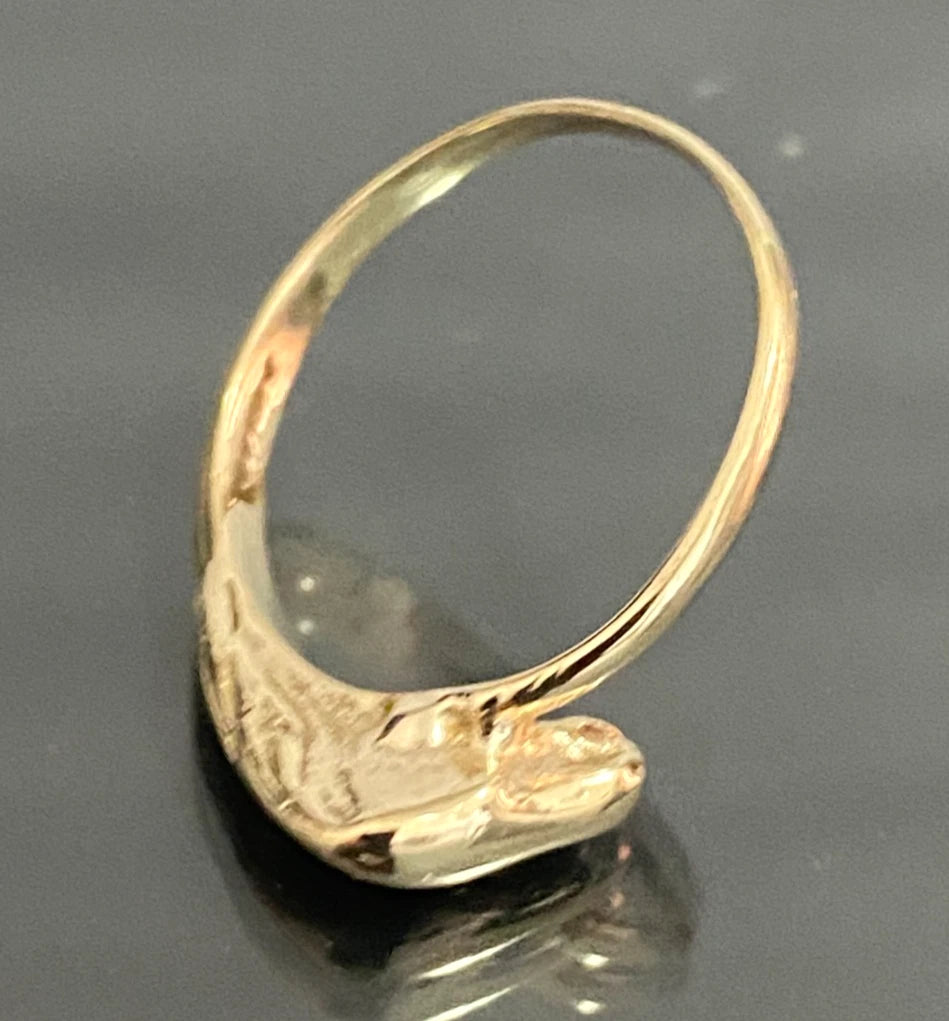 Vintage 9CT Yellow Gold Horse Head Ring – Equestrian Jewellery – Size K (5.25)