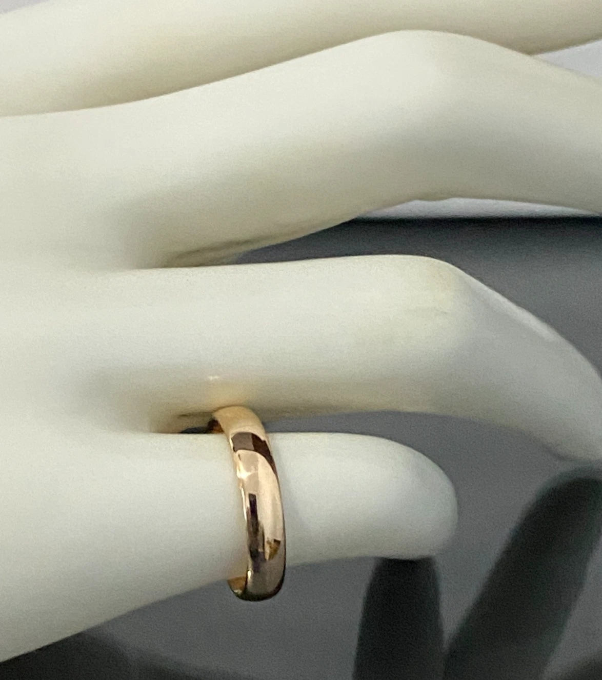 1920's Antique 18ct Yellow Gold English Wedding Band Ring Size I - 4 1/2