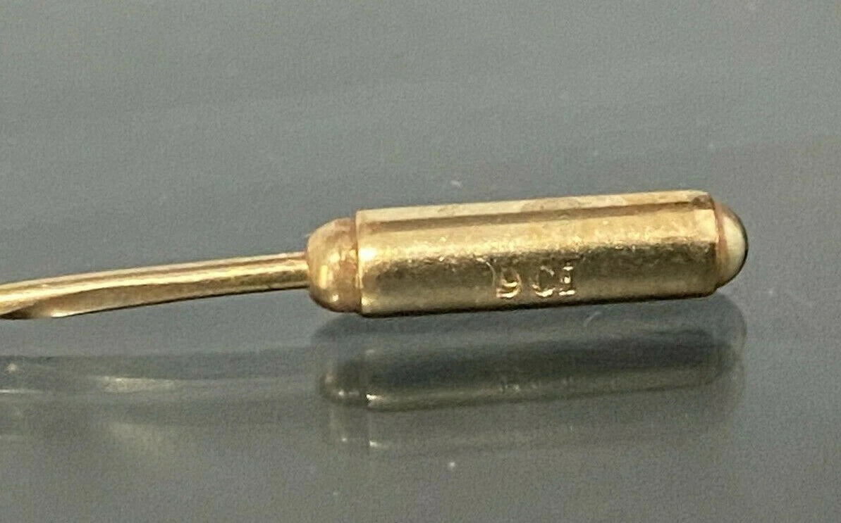 9K Yellow Gold 30th Stick Pin