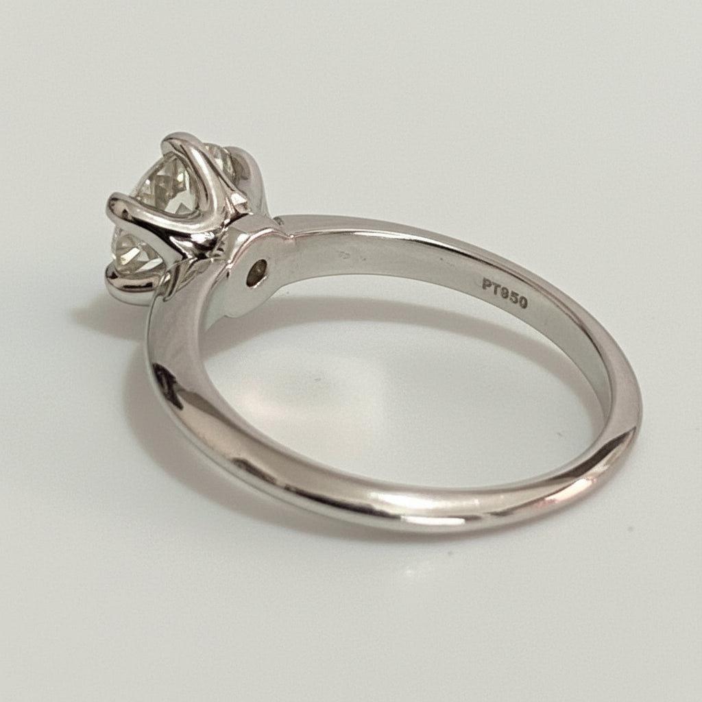 950 Platinum 1.50ct Round Brilliant Diamond Solitaire Engagement Ring – F/G SI