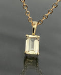 10ct Yellow Gold Yellow Quartz pendant