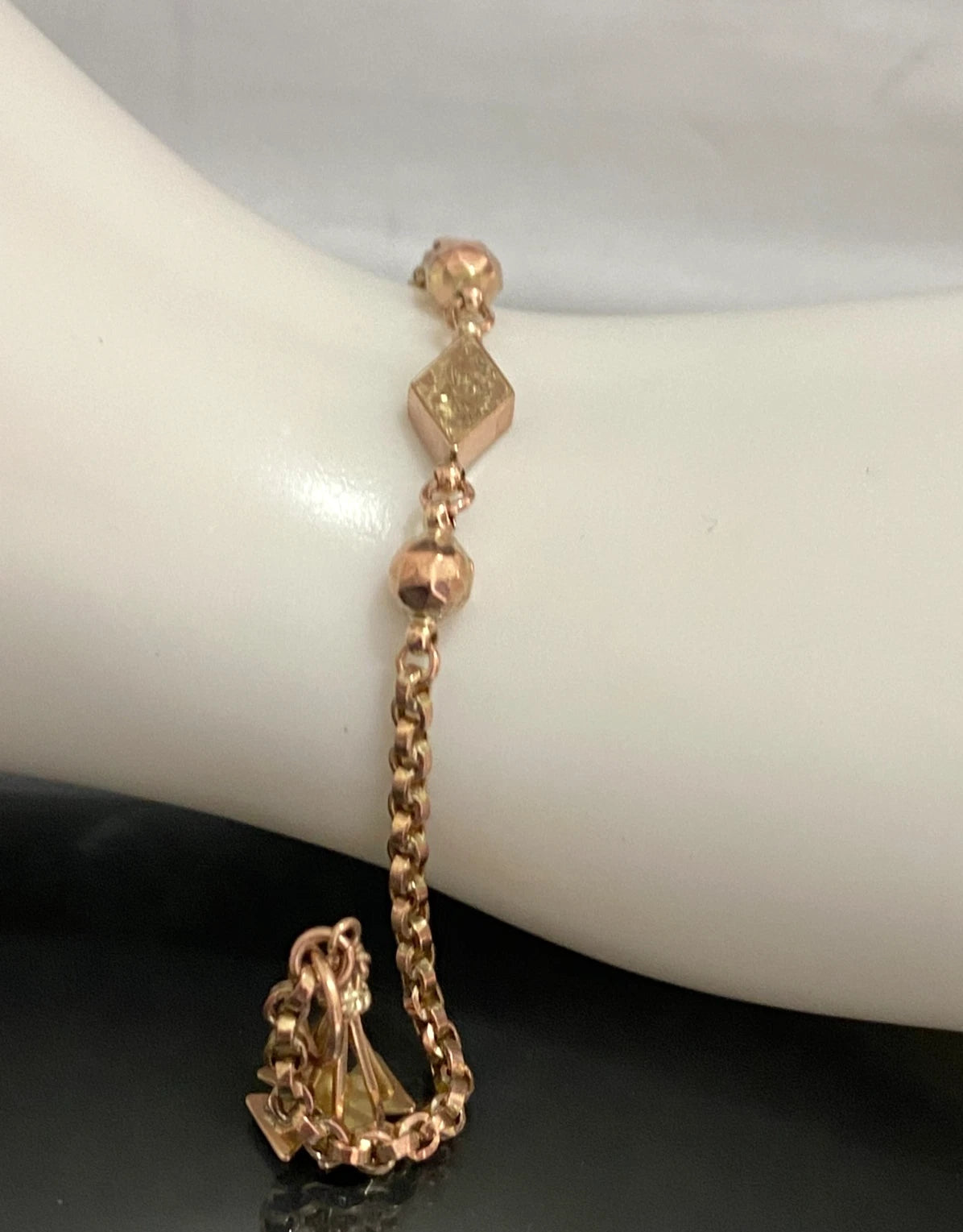 Victorian 9K Rose Gold Albertina Bracelet - Victorian Jewellery