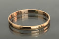 18K Rose Gold Plain Wedding Band Ring Size N (US 6.75)