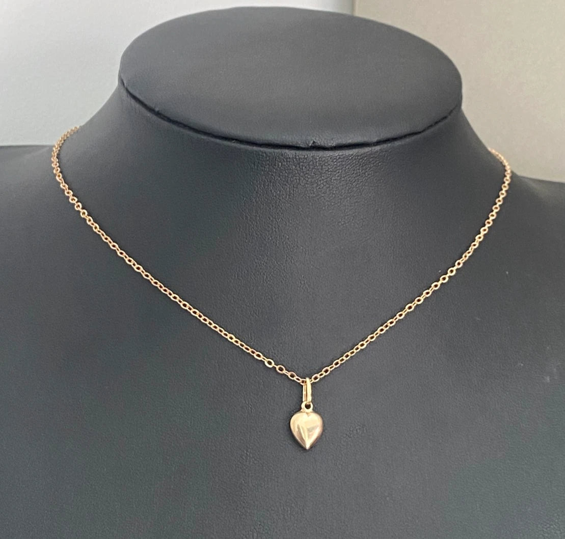 9K Yellow Gold Heart Charm/ Pendant